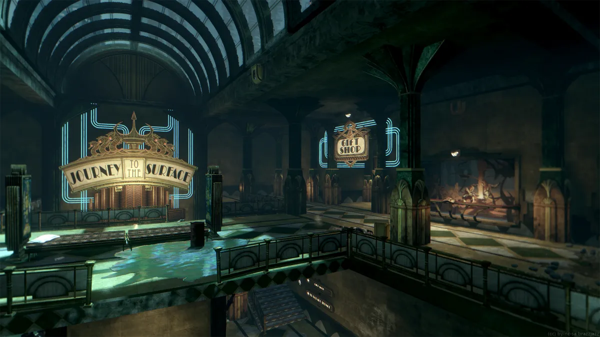 BioShock Infinite: Burial at Sea DLC shows pre-collapse Rapture and connects it to Columbia from BioShock Infinite, part of the multiverse.