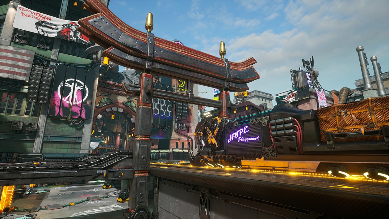 Jersey Sink Bleeding Edge preview Ninja Theory is great, hoverboards and el bastardo suck