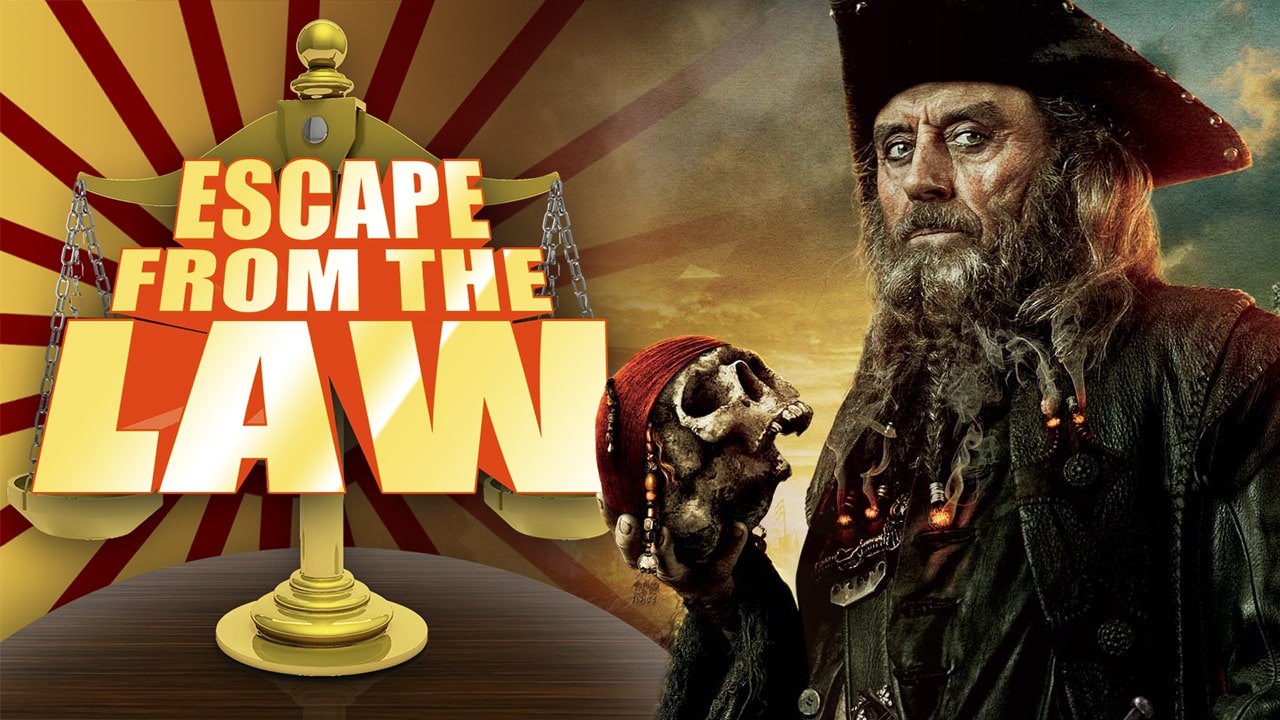 Blackbeard breaks copyright law pirate law legality North Carolina Frederick Allen states' rights