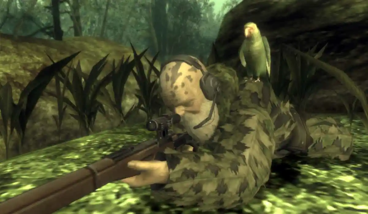Marty Sliva Snapshot: Metal Gear Solid 3: Snake Eater The End boss fight by Hideo Kojima is a boss battle gameplay masterpiece