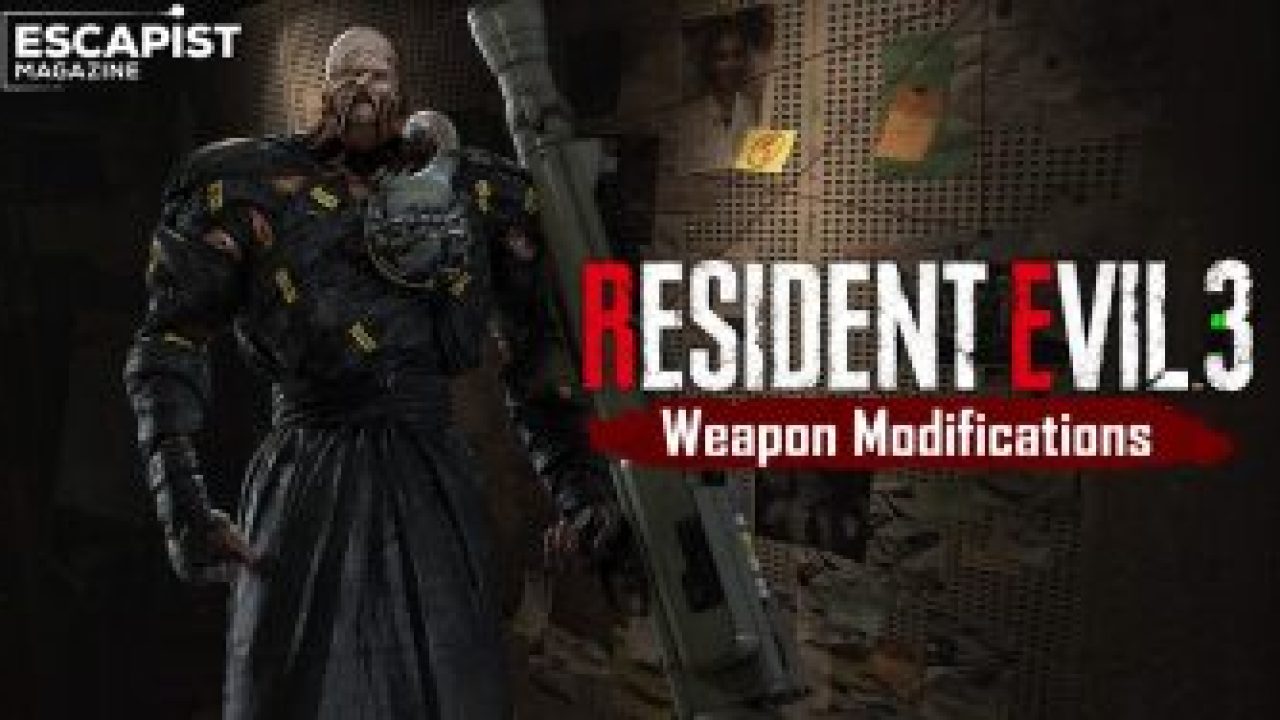 Resident Evil 3 guns weapon modification locations guide upgrades