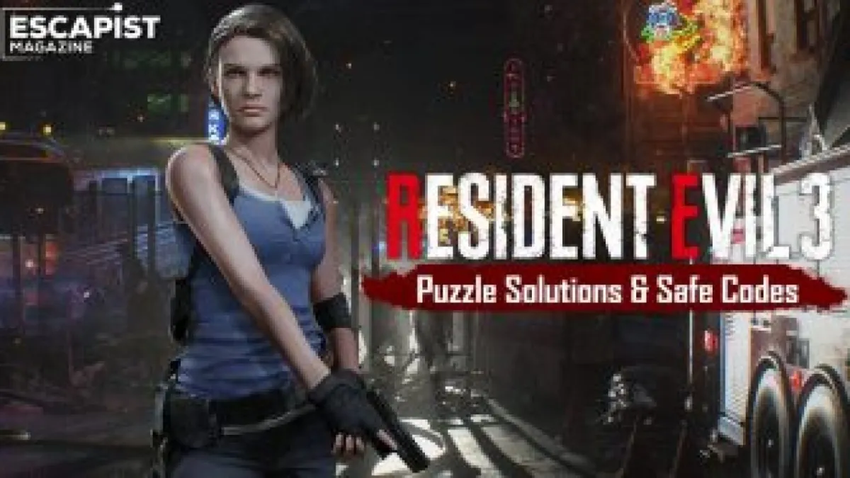 Resident Evil 3 guide all puzzle solutions safe codes locations