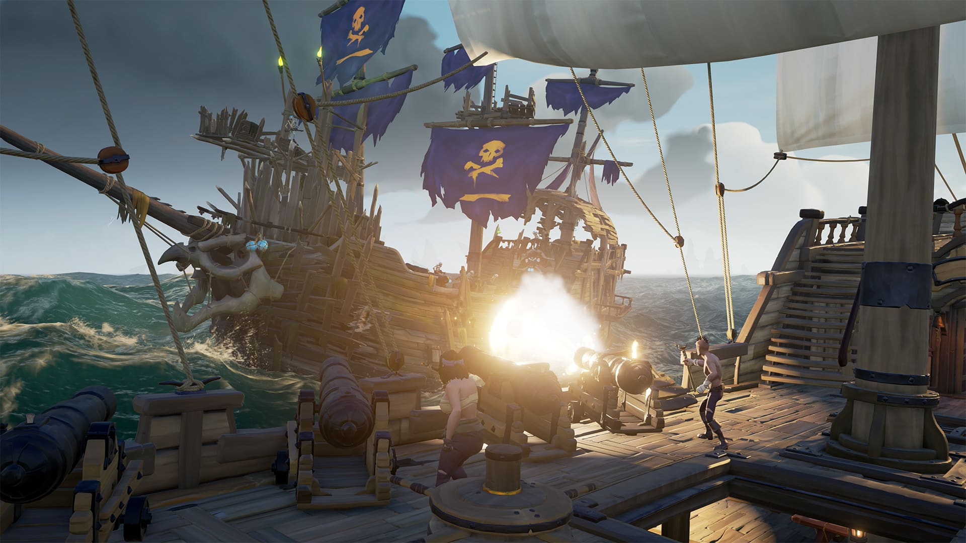 Microsoft Rare Sea of Thieves Tall Tales reimagines video game narrative storytelling with live cutscenes and lived-in experience