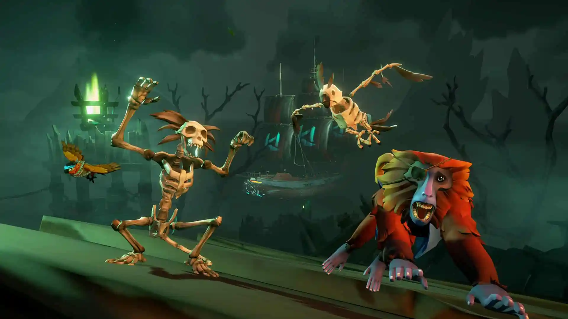 Microsoft Rare Sea of Thieves Tall Tales reimagines video game narrative storytelling with live cutscenes and lived-in experience