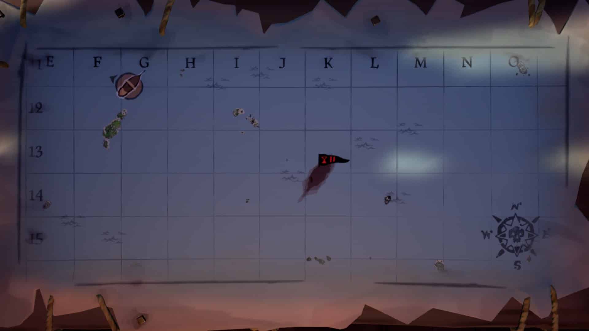 Sea of Thieves Emissary guide map Reaper's Bones