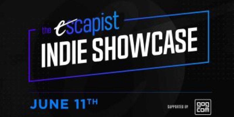 The Escapist Indie Showcase presented by GOG June 11 - 14 launch date