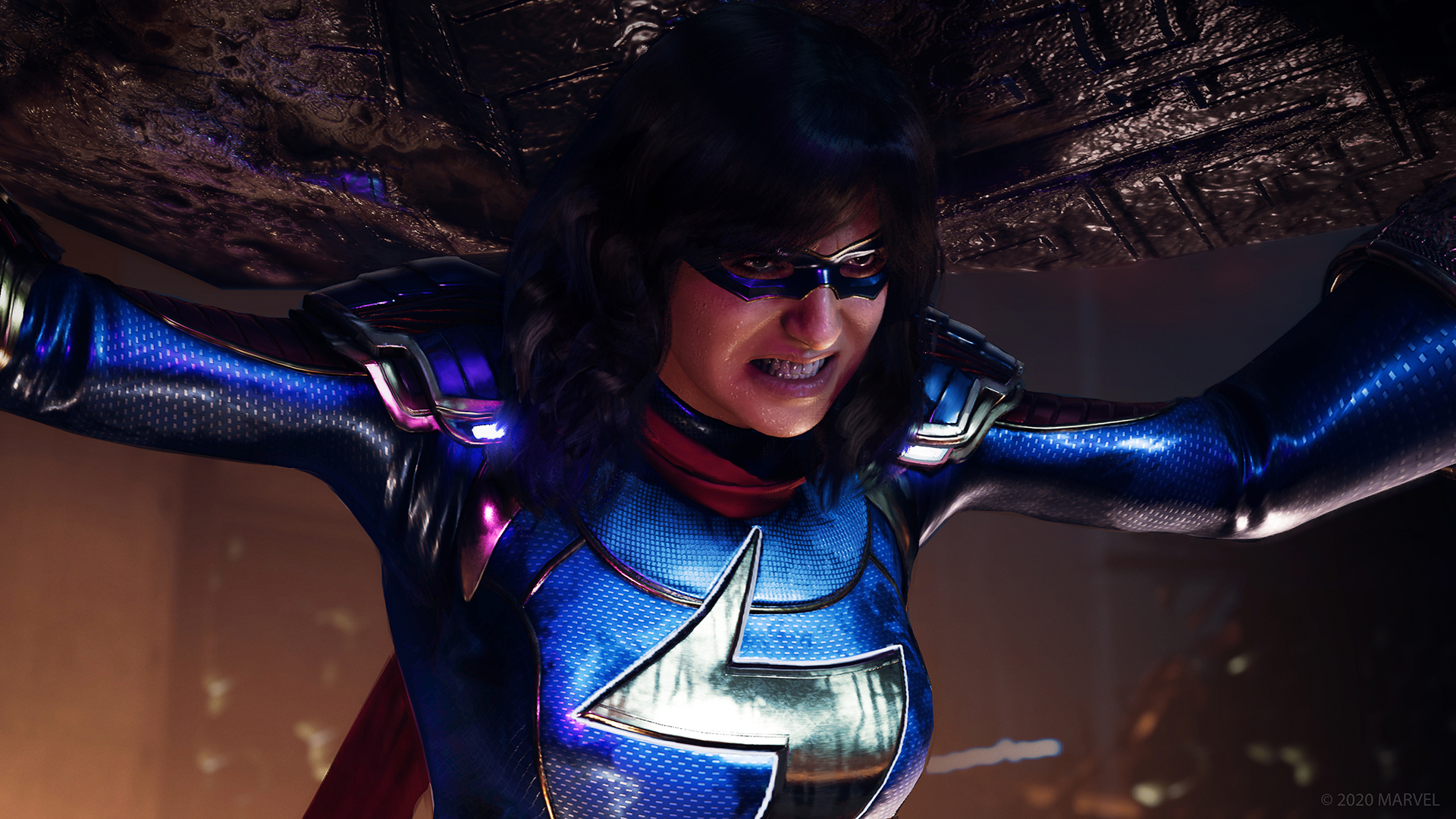 Kamala Khan Square Enix Crystal Dynamics gameplay weak War Room Marvel's Avengers