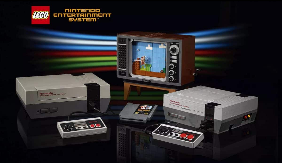 Lego Nintendo Entertainment System Lego NES $229 retro TV CRT
