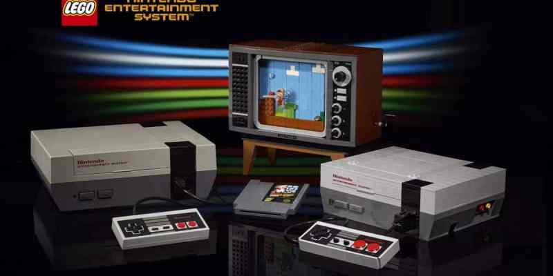 Lego Nintendo Entertainment System Lego NES $229 retro TV CRT