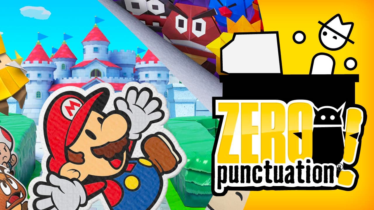 Paper Mario: The Origami King review Zero Punctuation Yahtzee Croshaw Nintendo