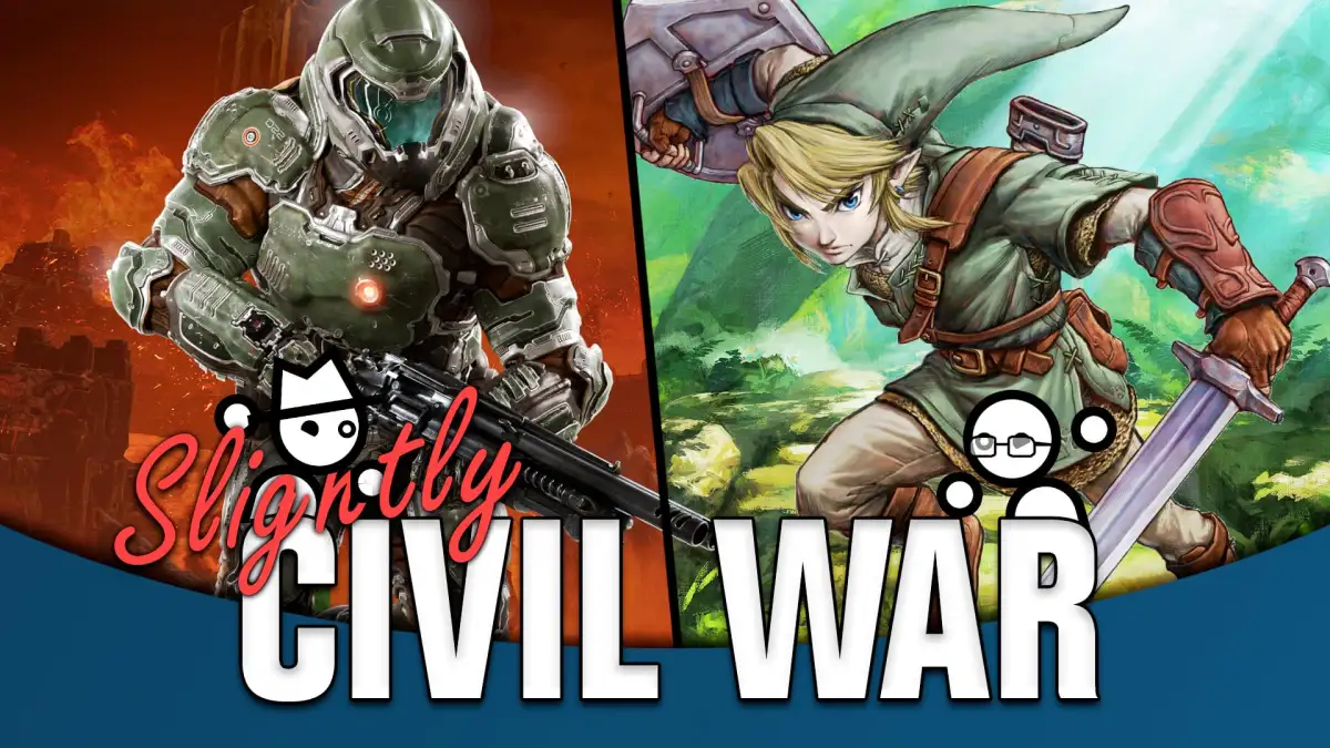 Would Link Defeat Doomguy in a Fight? Slightly Civil War Yahtzee Croshaw Jack Packard Doomguy Link Doom The Legend of Zelda