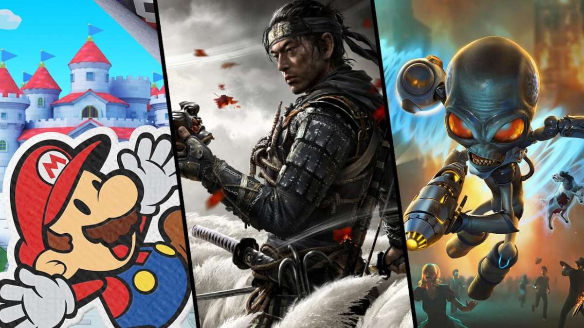 three single player games july 2020 Ghost of Tsushima, Paper Mario: The Origami King, Destroy All Humans!