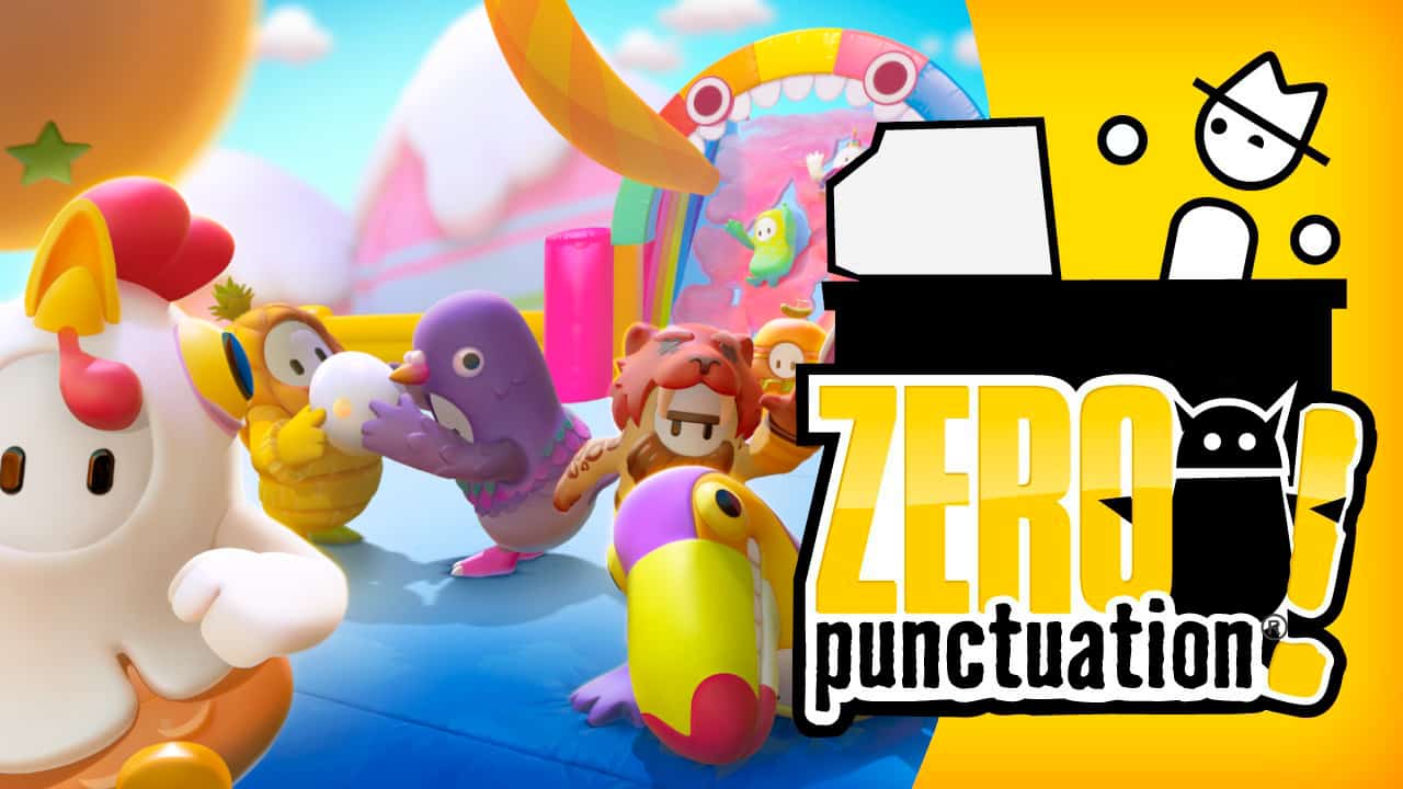 Fall Guys: Ultimate Knockout review Zero Punctuation Yahtzee Croshaw Mediatonic Devolver Digital