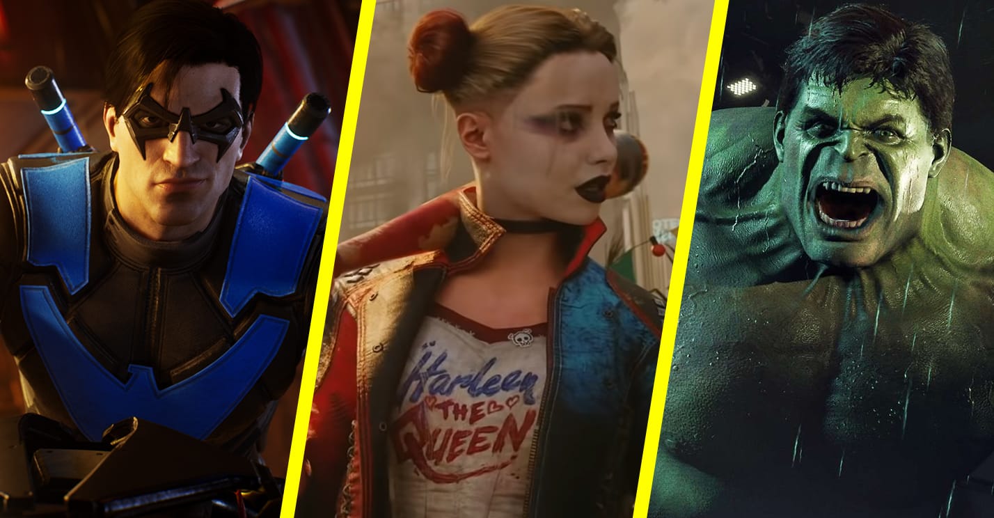 AAA superhero multiplayer gaas DC Comic Warner Bros. Arkham Knights Suicide Squad: Kill the Justice League Rocksteady Studios WB Games Montreal Square Enix Crystal Dynamics Avengers Marvel's Avengers