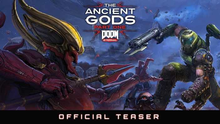 Doom Eternal Ancients Gods part 1 expansion DLC teaser trailer Gamescom Opening Night Live Geoff Keighley id Software Bethesda