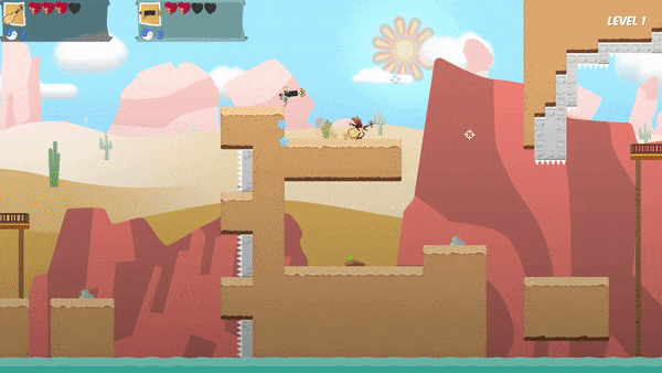 Kungfu Cowboy Soy Boy Games free co-op platformer roguelike