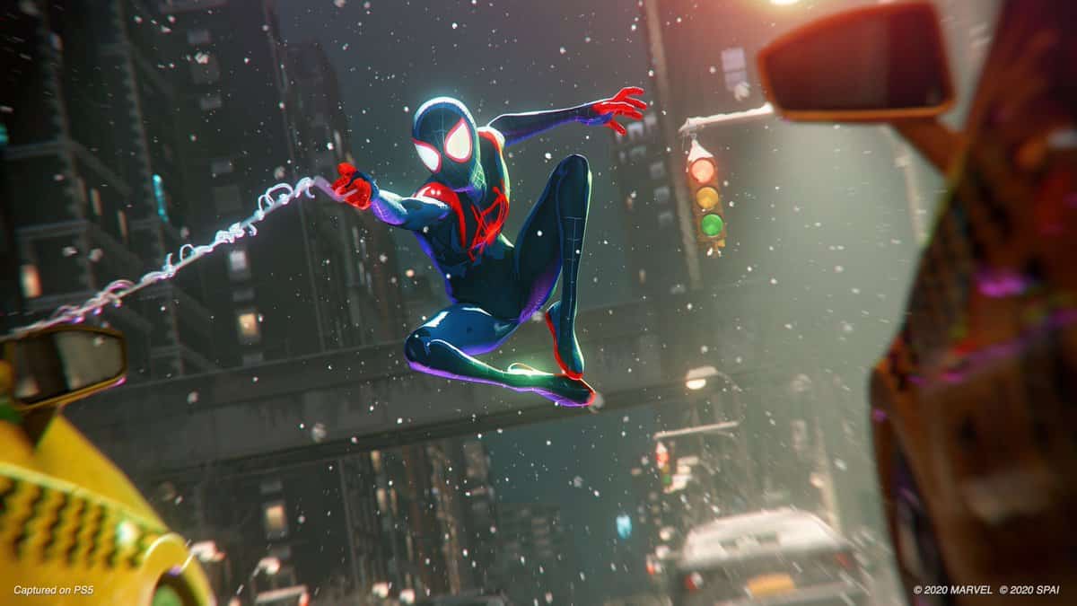 Spider-Man: Miles Morales, Spider-Man: Into the Spider-Verse, Insomniac Games, PlayStation 5, suit