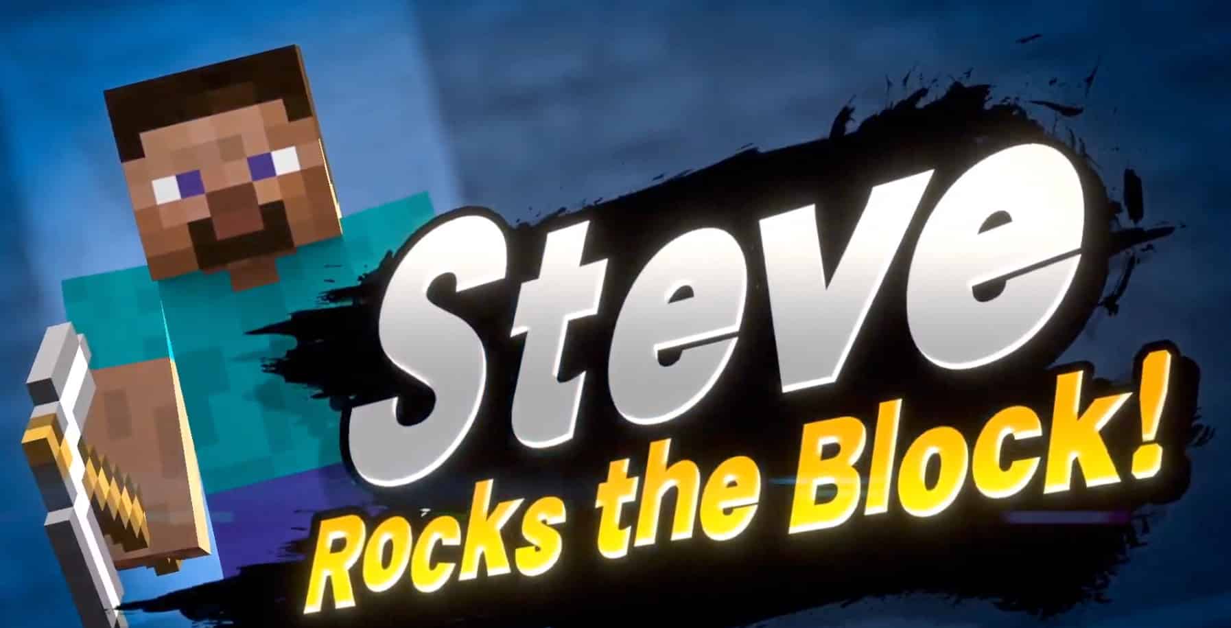 Steve, Minecraft, Super Smash Bros., Ultimate, Nintendo, trailer