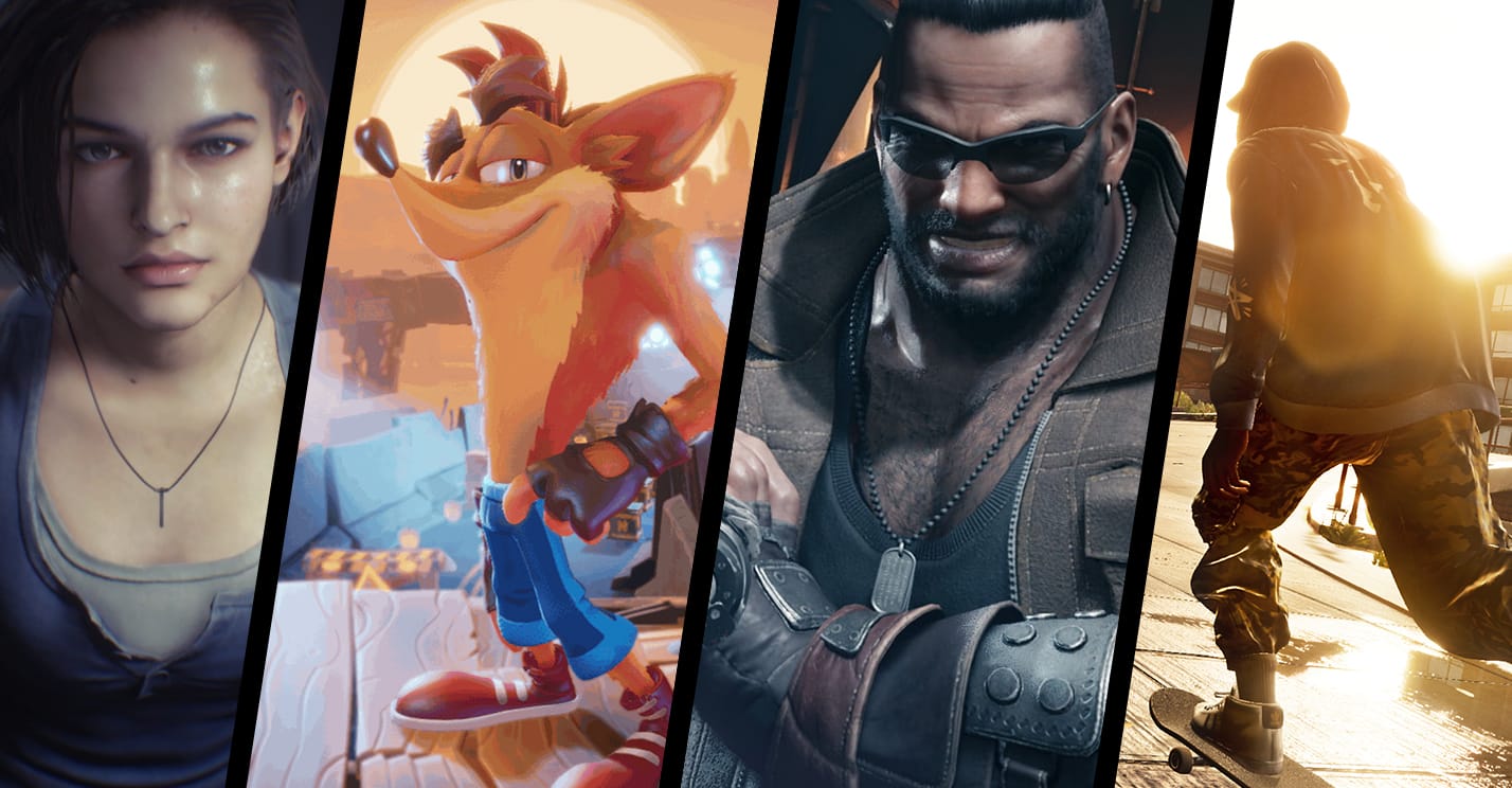 Sony PlayStation 1 renaissance resurgence PS1 classics video games Capcom Resident Evil 3 remake Square Enix Final Fantasy VII Remake Activision Toys for Bob Crash Bandicoot 4 Vicarious Visions Tony Hawk's Pro Skater 1 and 2