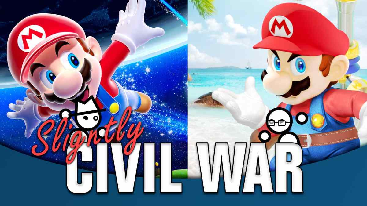 Super Mario Galaxy vs. Super Mario Sunshine Slightly Civil War Yahtzee Croshaw Jack Packard Nintendo games Nintendo Switch Super Mario 3D All-Stars