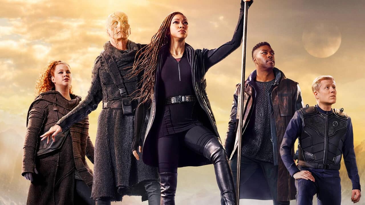 Star Trek: Discovery season 3 stuck in the past in the future reflecting United States self-image across Voyager, Enterprise, etc.