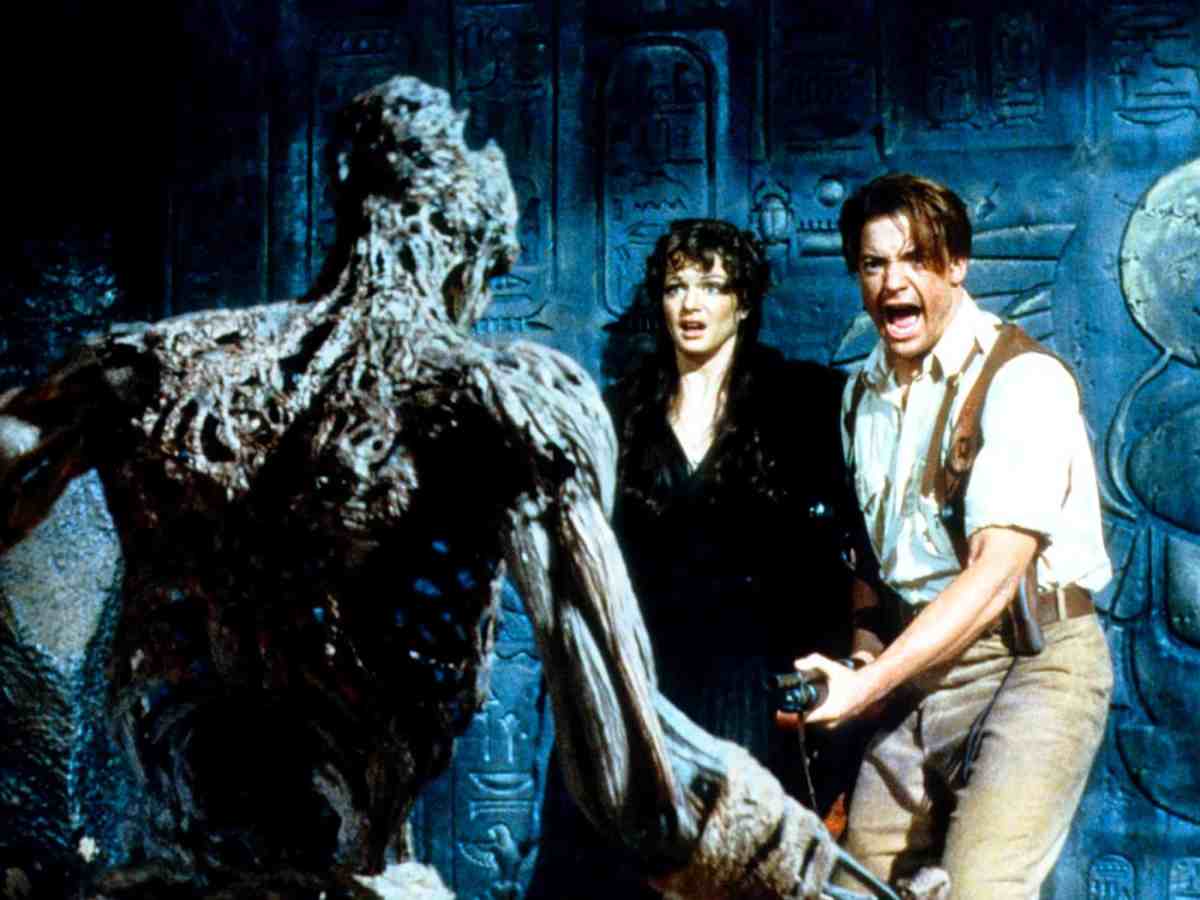 The Mummy 1999 pulp adventure movie Brendan Frasier Rachel Weisz