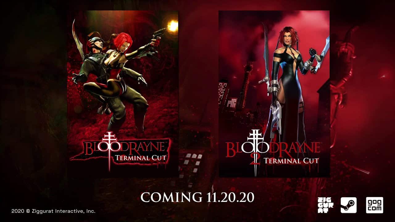 BloodRayne: Terminal Cut and BloodRayne 2: Terminal Cut enhanced PC port Steam GOG Ziggurat Interactive