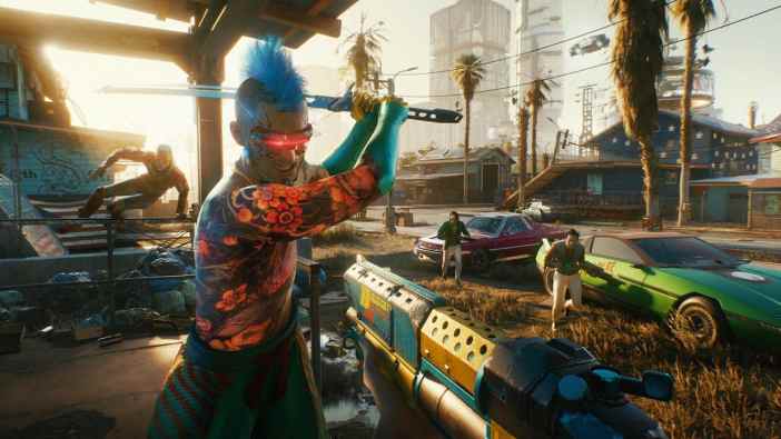 PlayStation 5, PS5, PlayStation 4, PS4, CD Projekt Red, gameplay, Cyberpunk 2077