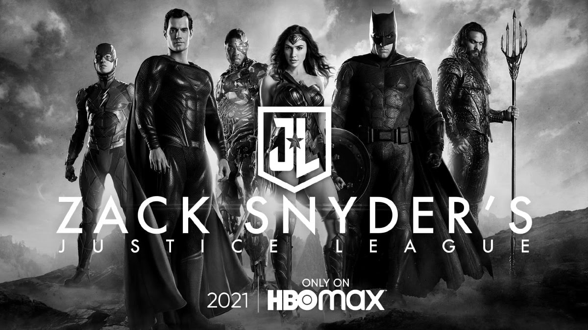 HBO Max Zack Snyder Justice League black and white trailer zack snyder's justice league