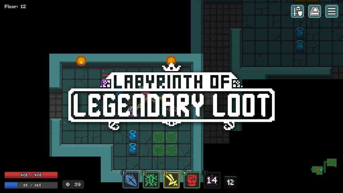Labyrinth of Legendary Loot Dominaxis Games itch.io free roguelike
