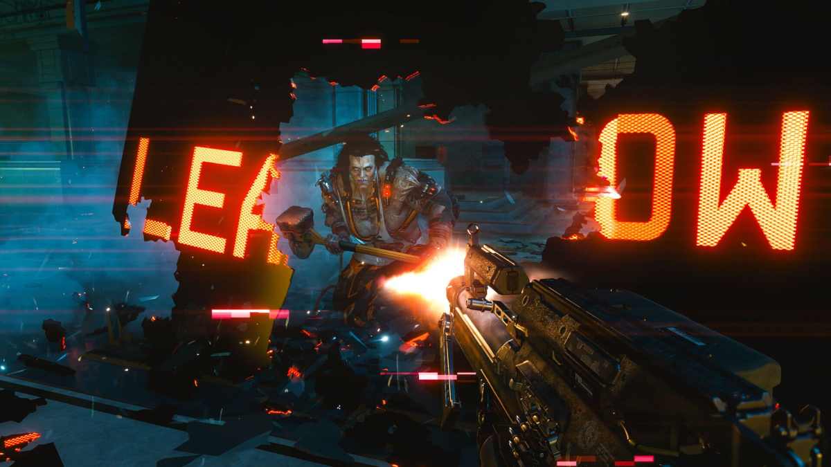 CD Projekt Red Cyberpunk 2077 suffocating ugly reality of disonnance with isolation, poverty, opulence, old game design versus modern world lighting