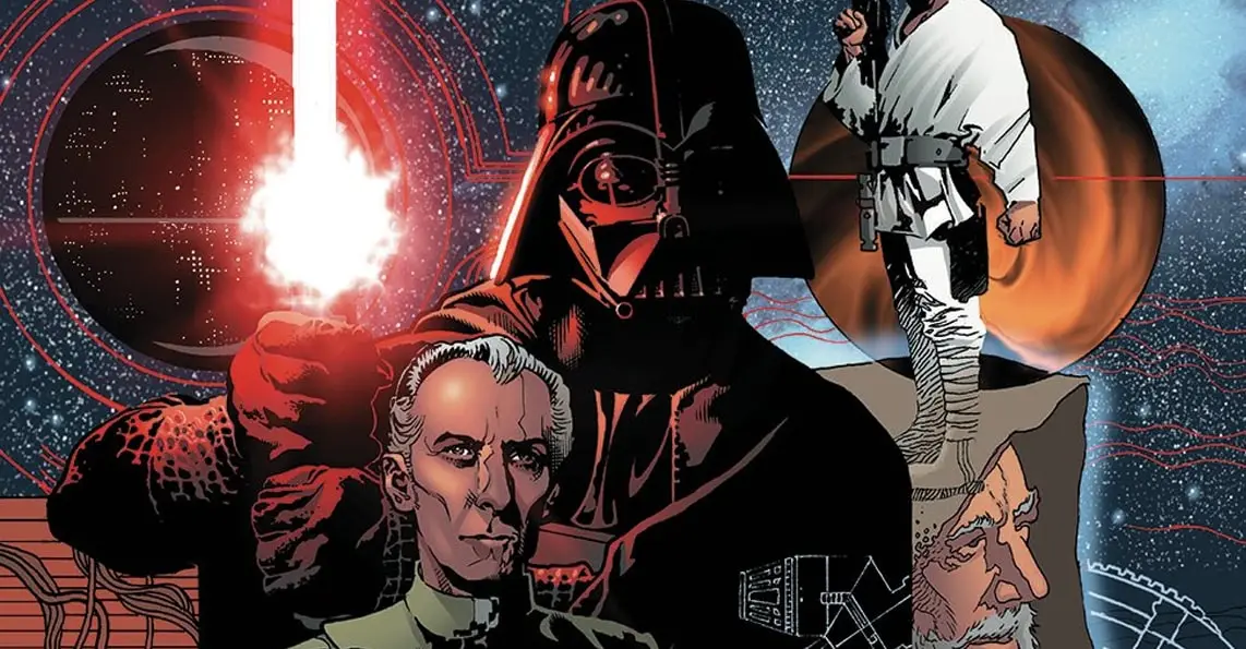 Star Wars Infinities A New Hope Dark Horse Comics what if story: the Death Star didn't blow up, Leia joins the Dark Side with Darth Vader, Yoda kills Coruscant