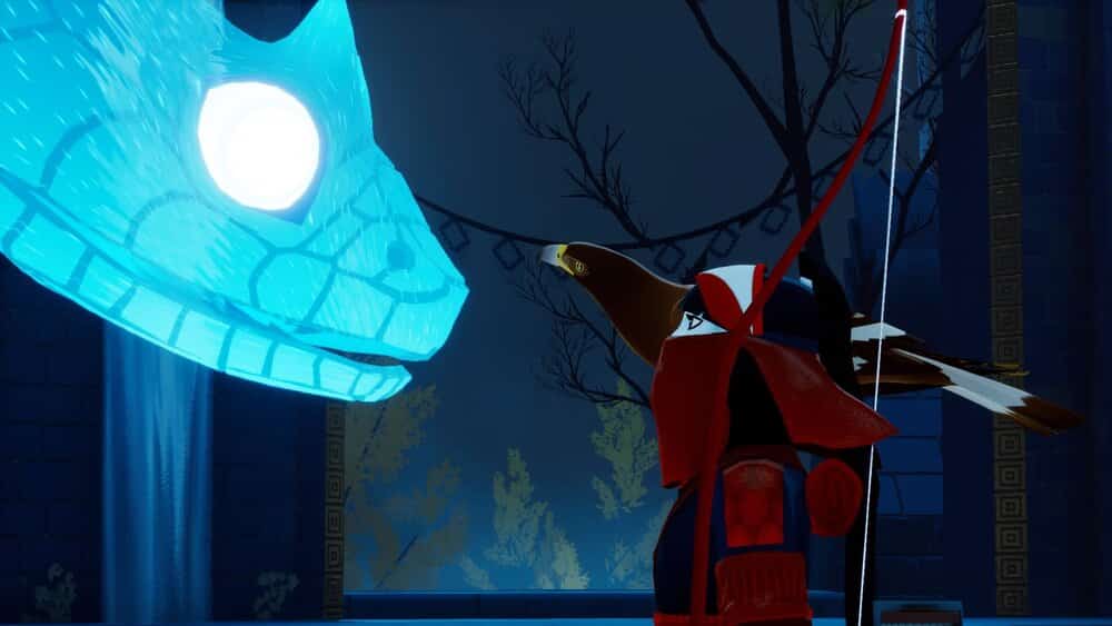 The Pathless boss fights hope optimism inspired by Shadow of the Colossus, Dark Souls, Breath of the Wild - Giant Squid of Abzu