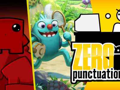 Bugsnax Super Meat Boy Forever Zero Punctuation review Yahtzee Croshaw Team Meat Young Horses