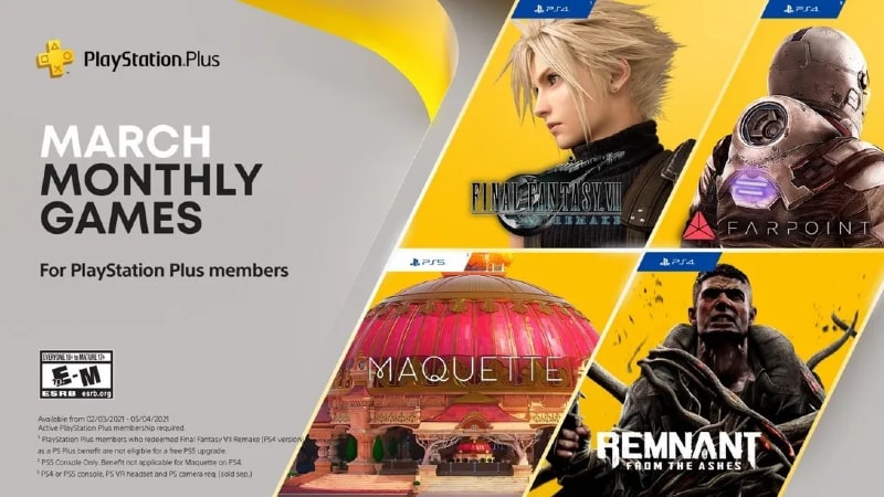 Video game news 2/26/21: Final Fantasy VII Remake on PS Plus, PlayStation 5 storage upgrades reportedly coming in summer, new EA Play games star wars squadrons mlb the show xbox superhot control mind delete