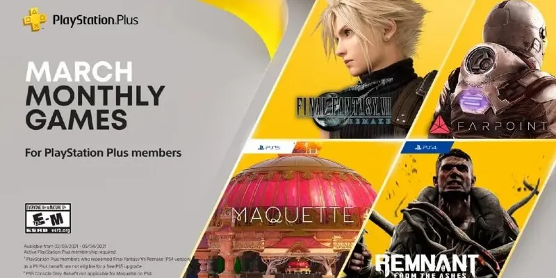 Video game news 2/26/21: Final Fantasy VII Remake on PS Plus, PlayStation 5 storage upgrades reportedly coming in summer, new EA Play games star wars squadrons mlb the show xbox superhot control mind delete