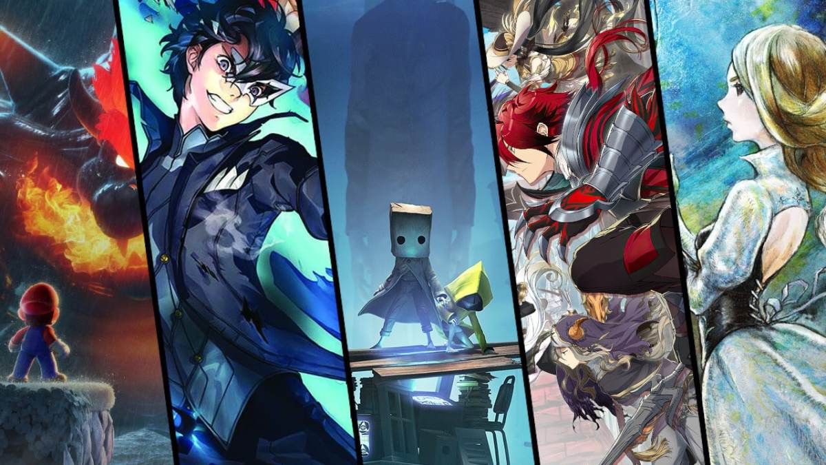five single player games February 2021 Persona 5 Strikers Little Nightmares II Bravely Default II Ys IX Nox Super Mario 3D World + Bowser's Fury