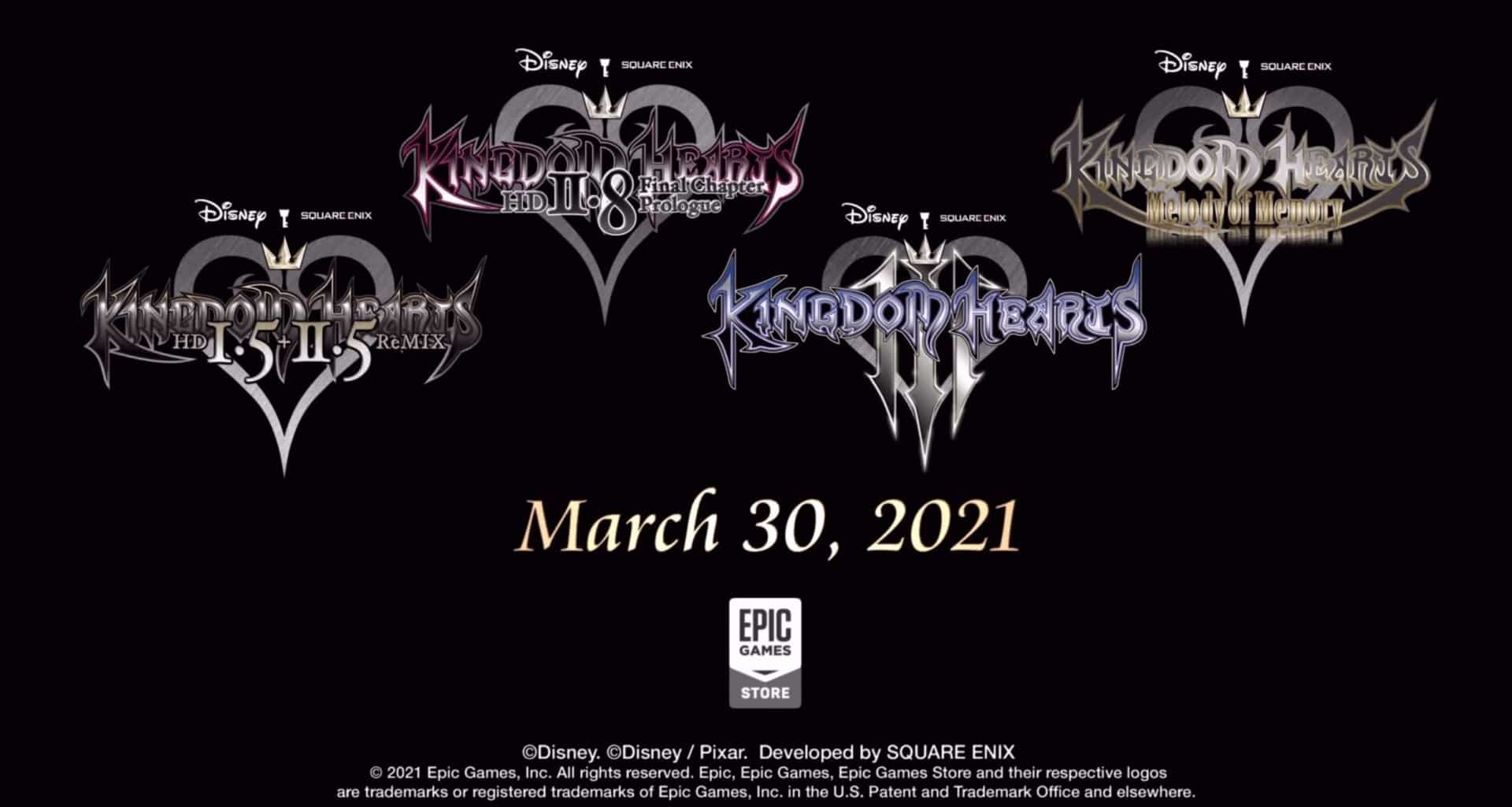 Critically-Acclaimed KINGDOM HEARTS Series to Debut on PC via the Epic  Games Store this March 30th - Epic Games Store