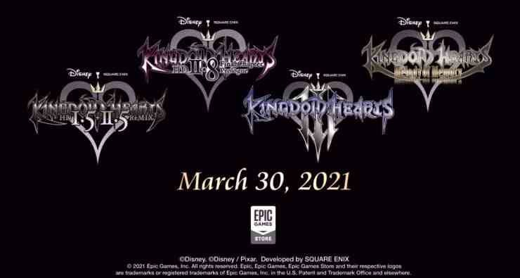 Kingdom Hearts PC Epic Games Store EGS Square Enix