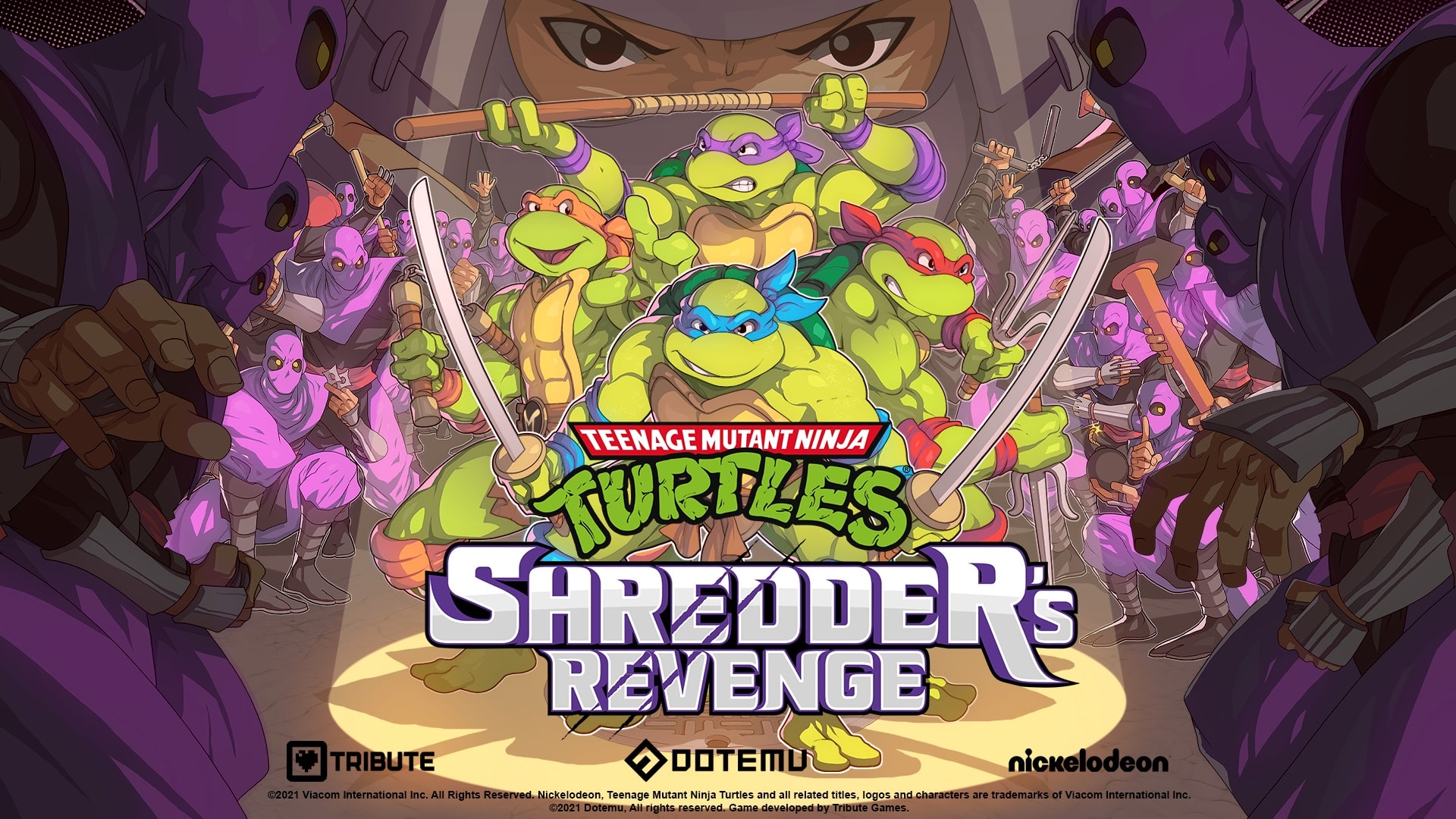 dotemu tribute games nickelodeon 2d beat em up Teenage Mutant Ninja Turtles: Shredder's Revenge