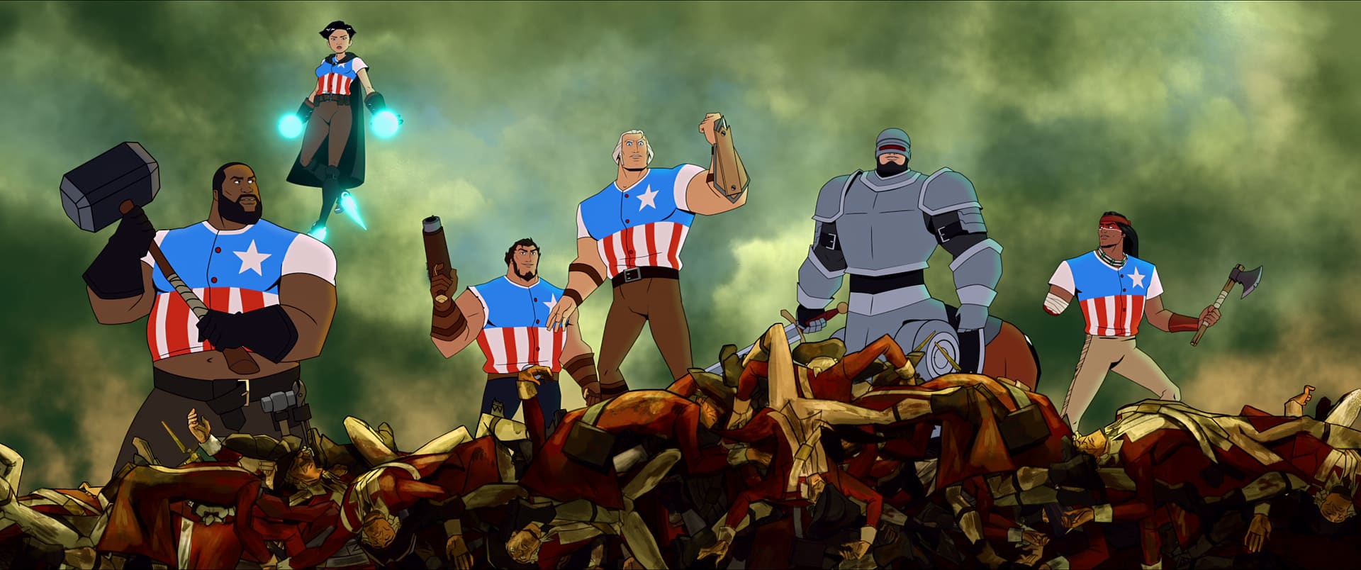 Netflix has released a trailer sizzle reel of all its summer movies, including Army of the Dead, America: The Motion Picture, & Trollhunters.