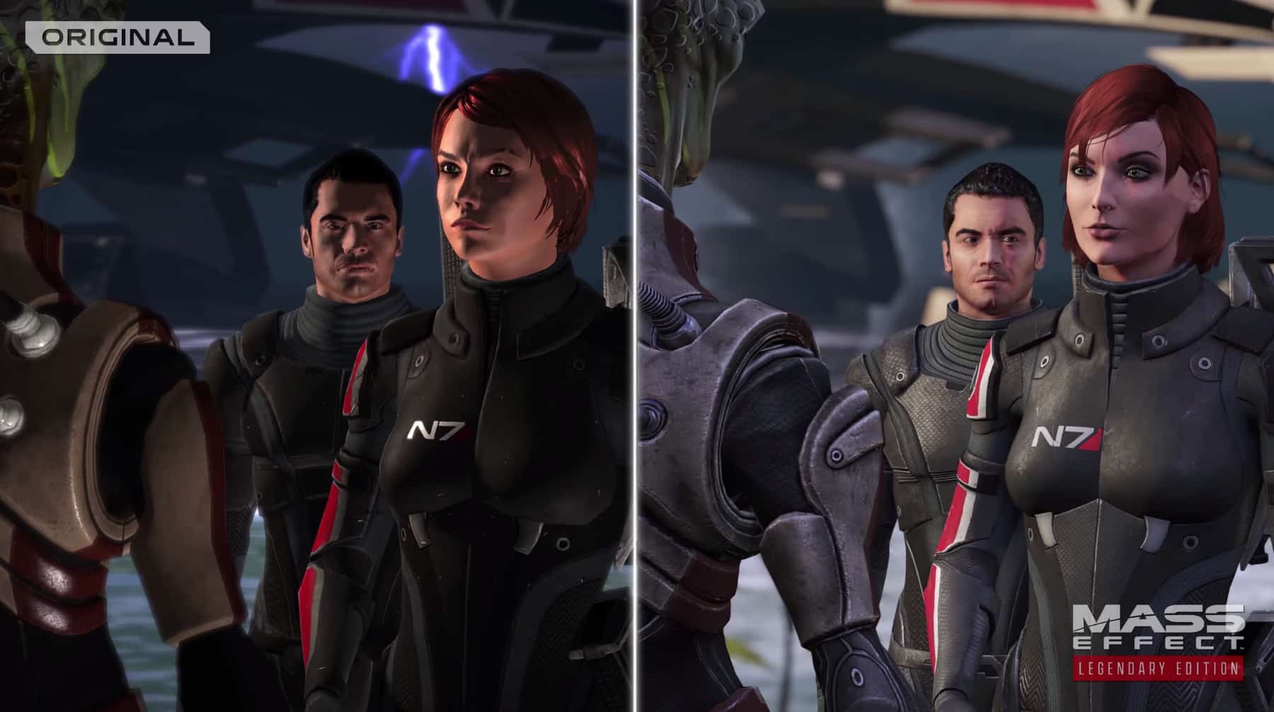 Mass Effect Legendary Edition graphics comparison trailer BioWare, visuals video EA