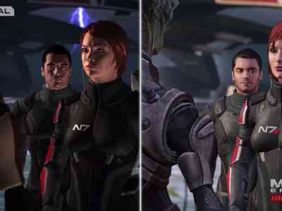 Mass Effect Legendary Edition graphics comparison trailer BioWare, visuals video EA
