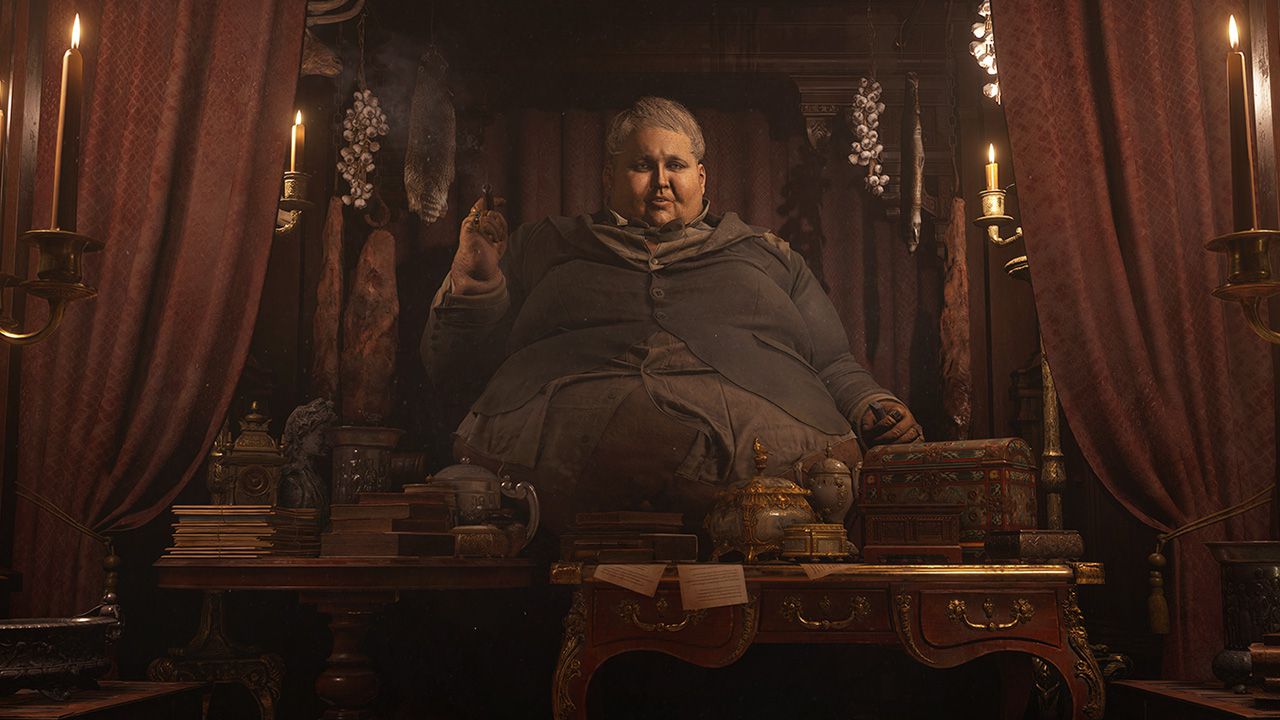 Resident Evil Village, the duke, capcom, hunting, upgrades, gameplay