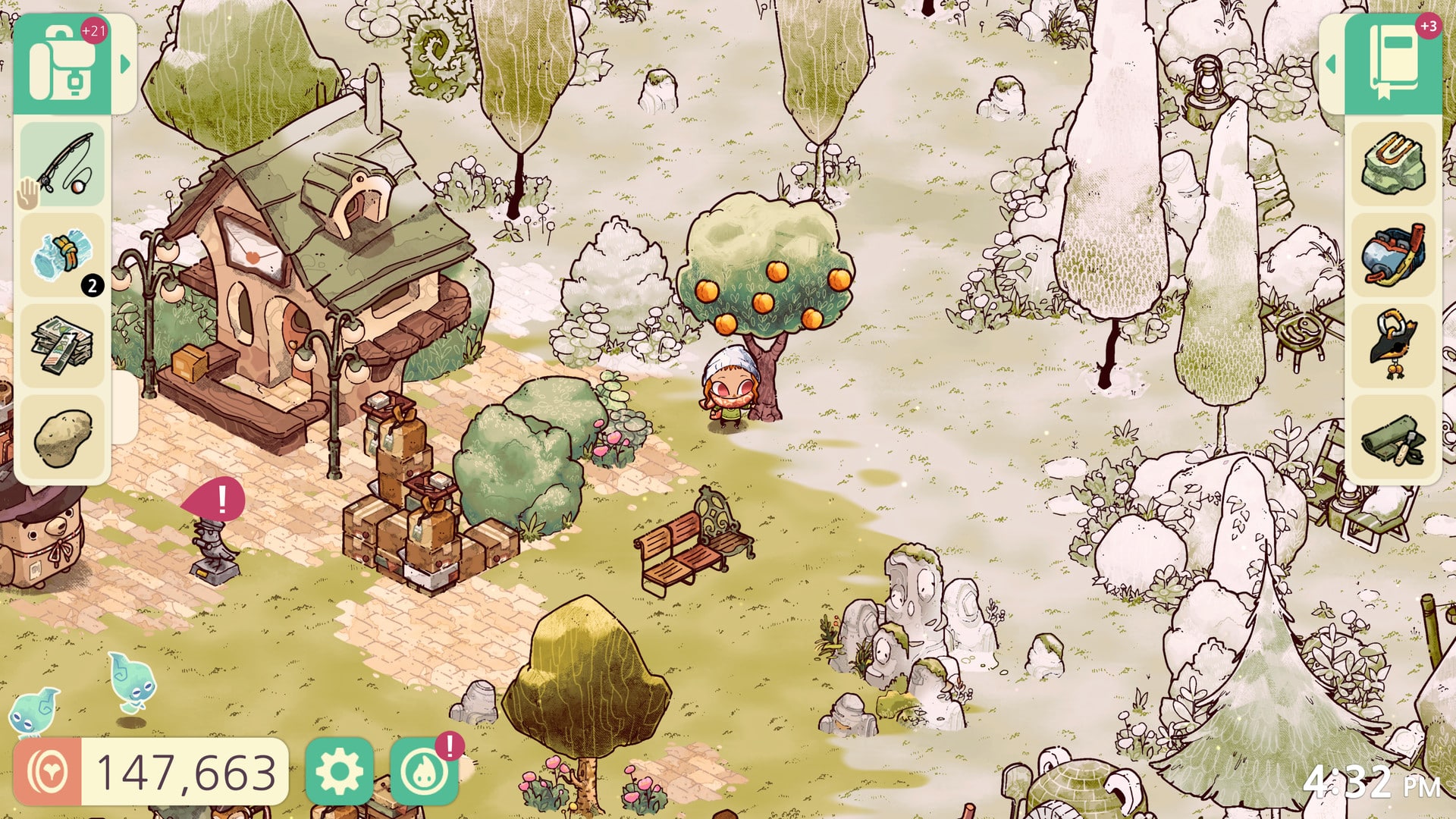 Cozy Grove Spry Fox beautiful serene life sim to play in daily doses, unlike Stardew Valley