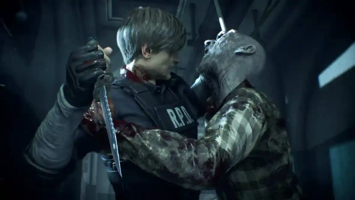 Leon Kennedy Capcom Resident Evil 2 remake cheat the undead zombies until Mr. X shows up