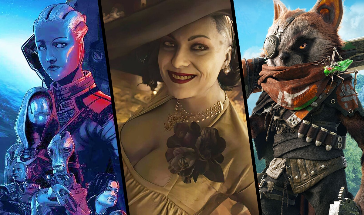 3 single player games May 2021 Resident Evil Village Mass Effect: Legendary Edition Biomutant