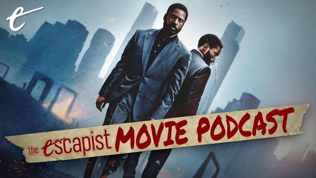 Tenet not-busters blockbusters of 2020 the escapist movie podcast live jack packard darren mooney