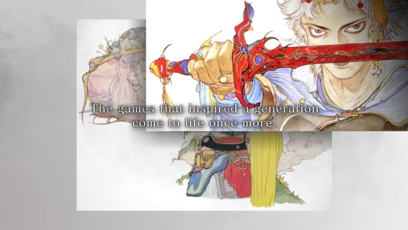 final fantasy pixel remaster trailer screenshot final fantasy i - vi collection