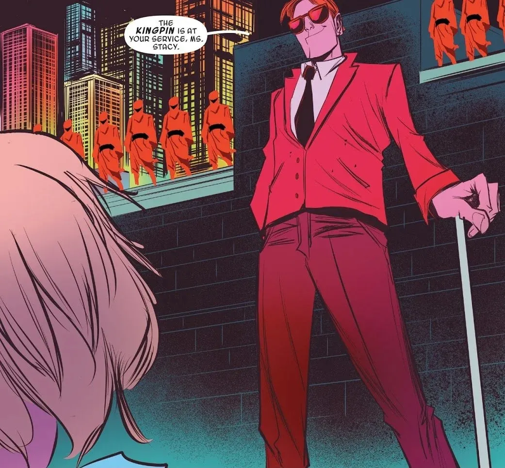 Matt Murdock Spider-Gwen Earth-65 Gwen Stacy change growth and development in the Marvel Comics universe